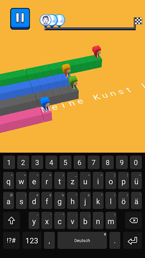 Wort Rennen - Ein Tipp-Rennspiel