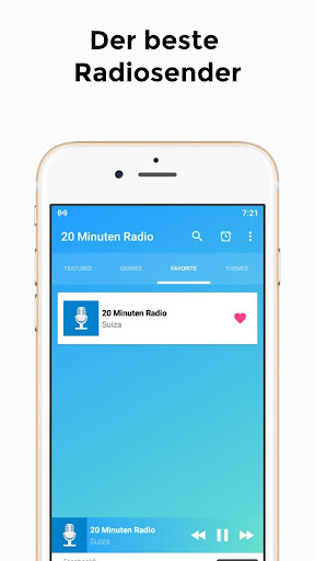 20 minuten radio App Screen 2