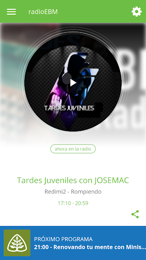 Android application radioEBM screenshort