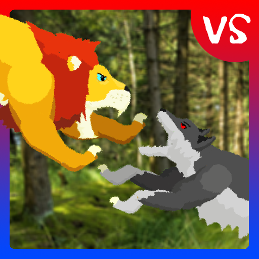 Lions Fight Wolves