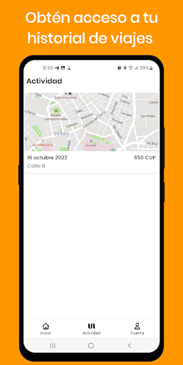 Android application Happy Taxi screenshort