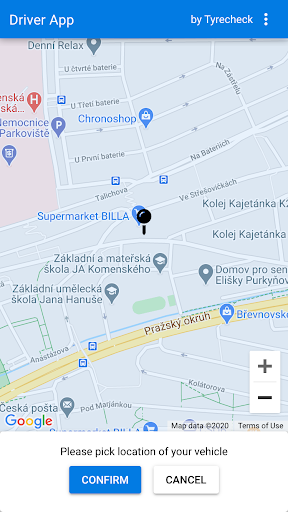 DriverApp Screen 2