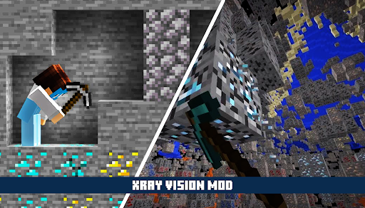 X-ray Vision Mod For Minecraft