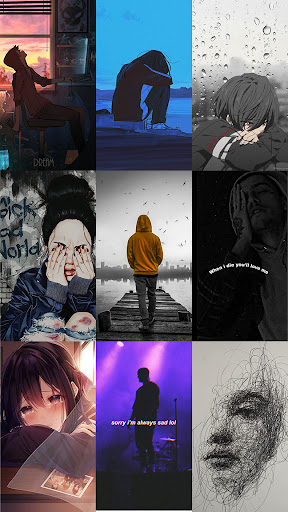 Android application Sad Wallpaper screenshort