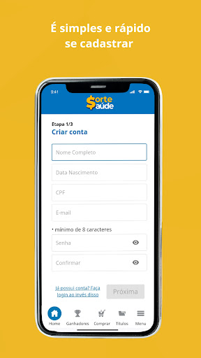 Sorte Saúde Screen 2