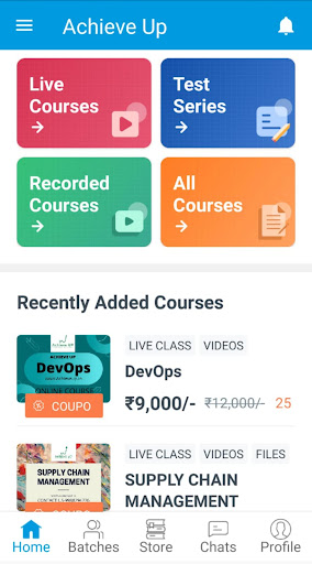 Achieve Up Screen 2