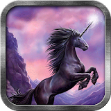 Black Unicorn Live Wallpaper icon