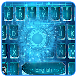 Blue Tech Keyboard icon