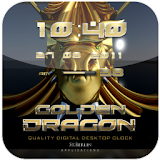 Golden Dragon Digital Clock 1 icon