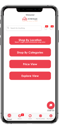 Android application Homemade Indonesia screenshort