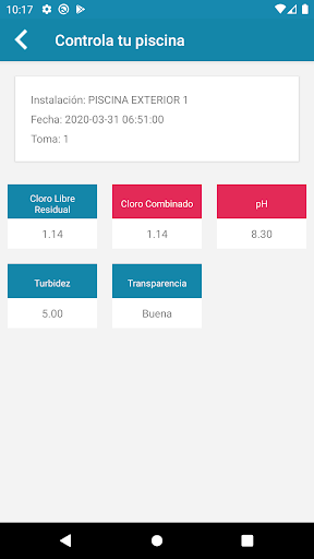 Controla tu piscina Screen 2