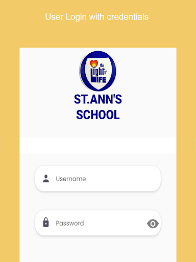 Android application Prajna St.Anns AsifNagar screenshort