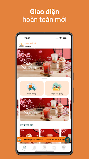Android application Anh Kafe screenshort