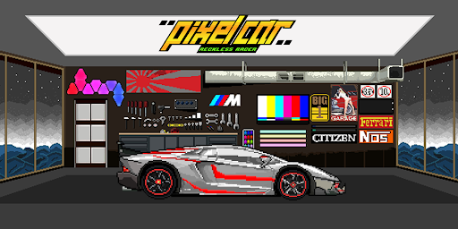 Android application Pixel Car: Reckless Racer screenshort