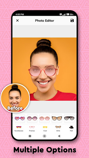 Sunglasses Photo Editor Screen 2