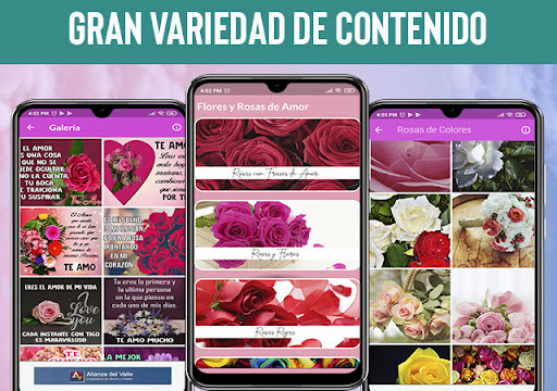 Android application Flores y Rosas de Amor -Frases screenshort