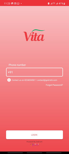 VitaMilk App Screen 2