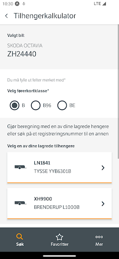 Bil og henger Screen 3