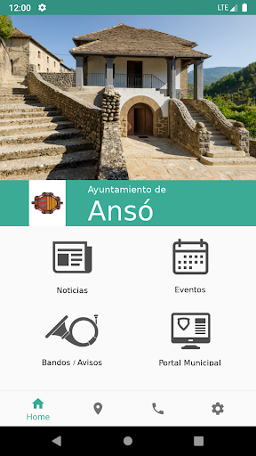 Android application Ayuntamiento de Ansó screenshort