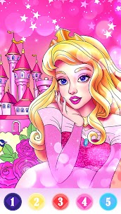 Princess Coloring Book Offline 4