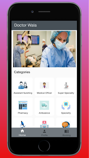Android application Doctor Wala screenshort
