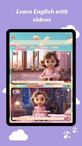 Screenshot of King English Kids