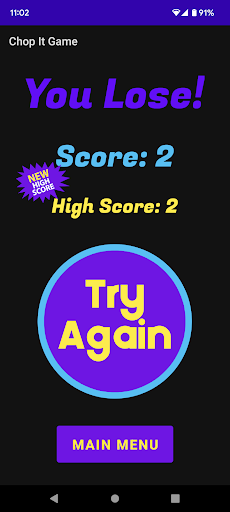 Chop It! Screen 3
