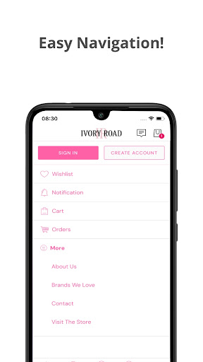 Screenshot of Ivory Road Boutique