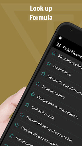 Android application Fluid Mechanics Calc screenshort