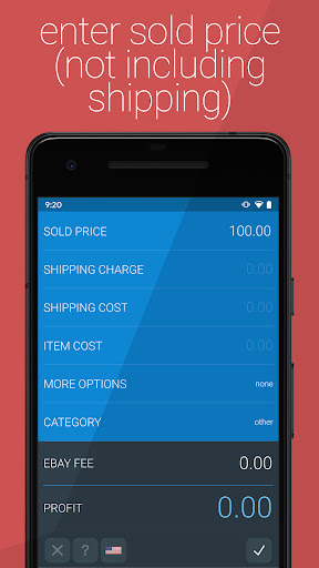 Final Fee Calculator Screen 2