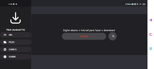 Android application 7ilex (transferência) screenshort