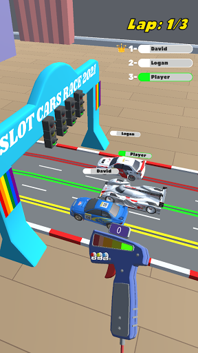 Android application Slot Cars : Crazy race! screenshort