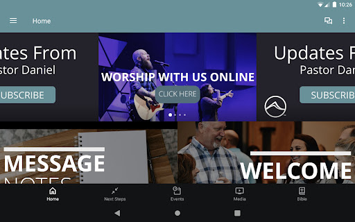 Screenshot of Mountain Springs Church