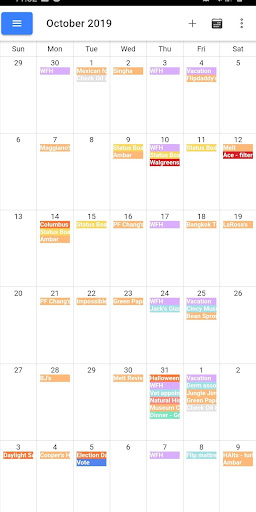 Drag & Drop Calendar Screen 3