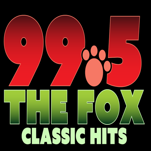 99.5 The Fox. logo