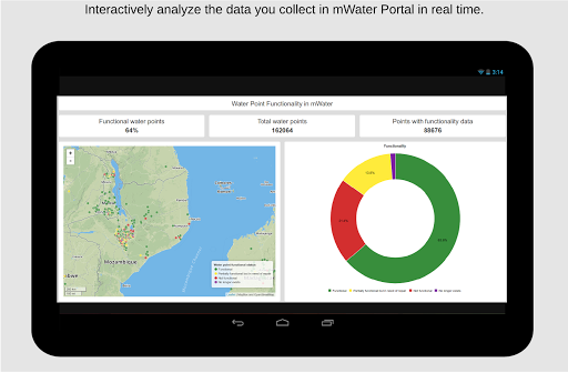 Screenshot of mWater Surveyor