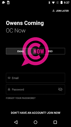 Android application OC Now screenshort