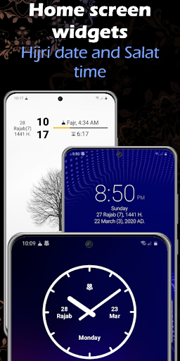 Android application Hijri - Islamic Widget & Salat screenshort