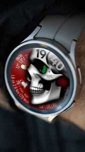 AI Skull Watchface CRC029