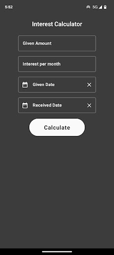 Village Interest Calc Screen 3