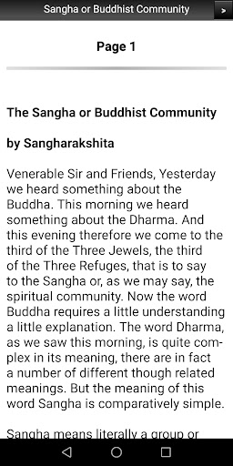 Sangha or Buddhist Community Screen 2