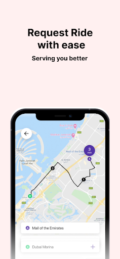 Android application Nextride screenshort