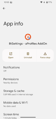 BtSettings - aProfiles AddOnのおすすめ画像1