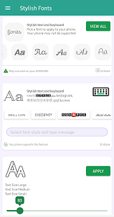 Stylish Fonts for FlipFont with Font Resizer screenshots 1