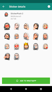 Girls Memoji Sticker Packs HD