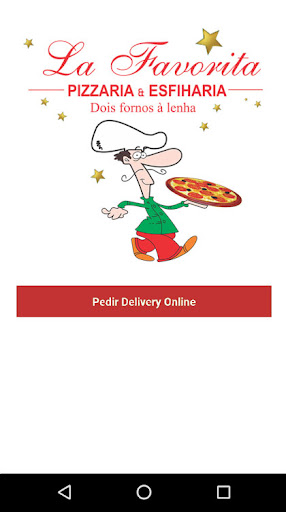 Android application Pizzaria La Favorita screenshort