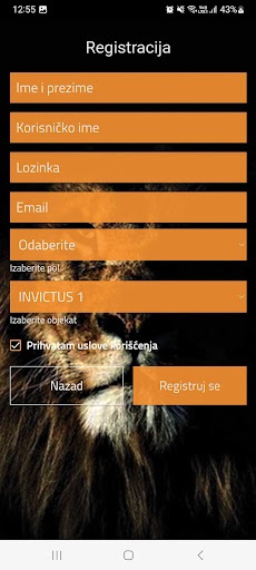 Trening centar INVICTUS Screen 2