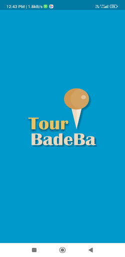 Android application BadeBa Tour screenshort