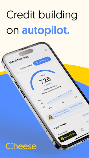 Android application Cheese: Credit Builder Account screenshort