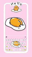 screenshot of Lazy Cute Egg Keyboard Backgro
